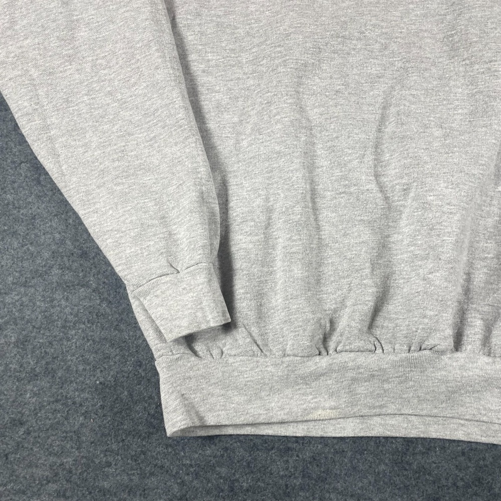 VTG Hanes Sweatshirt Mens Large Gray Crewneck Pullover Waikiki Mexican Grill 90s - Picture 8 of 12
